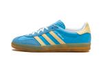 Adidas Gazelle Indoor Semi Blue Burst Almost Yellow - 44, Nieuw, Sneakers of Gympen, Verzenden, Adidas