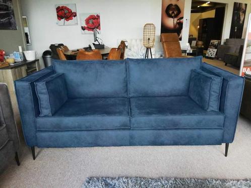 Borne Bankstel - rechte banken - Blauw, Huis en Inrichting, Banken | Bankstellen, Nieuw, Stof
