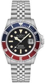 Duxot DX-2057-11 Onyx Black Atlantica Diver automatisch, Sieraden, Tassen en Uiterlijk, Horloges | Heren, Overige merken, Staal