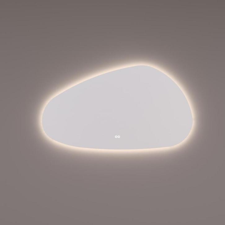 HIPP Design spiegel Organisch met Indirecte LED Rondom Hoge, Huis en Inrichting, Woonaccessoires | Spiegels, Nieuw, Ophalen of Verzenden