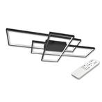 Moderne LED Plafondlamp | Dimbaar | 130watt | Zwart, Huis en Inrichting, Ophalen of Verzenden, Nieuw, Kunststof, Modern