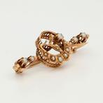Broche - 14 karaat Geel goud - Parel