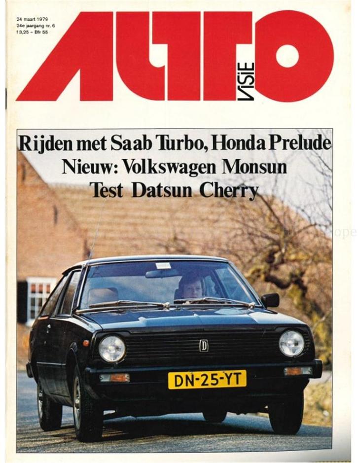 1979 AUTOVISIE MAGAZINE 06 NEDERLANDS, Boeken, Auto's | Folders en Tijdschriften