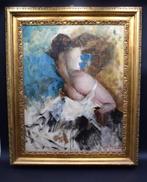 Francesco Longo Mancini (1880-1954) - Nudo di donna, Antiek en Kunst, Kunst | Schilderijen | Klassiek