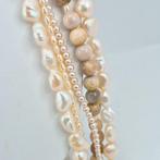 Verguld, Zilver - Halsketting - CAMMEO en SUNSTONE, Antiek en Kunst