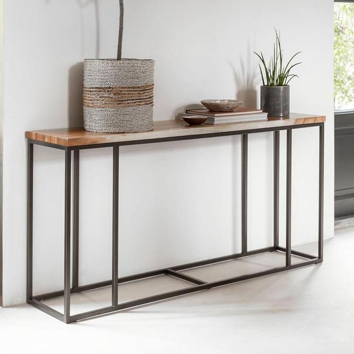*WOONWINKEL* DTP Home Flare Suar Sidetable Industrieel, Huis en Inrichting, Tafels | Sidetables, Nieuw, Verzenden