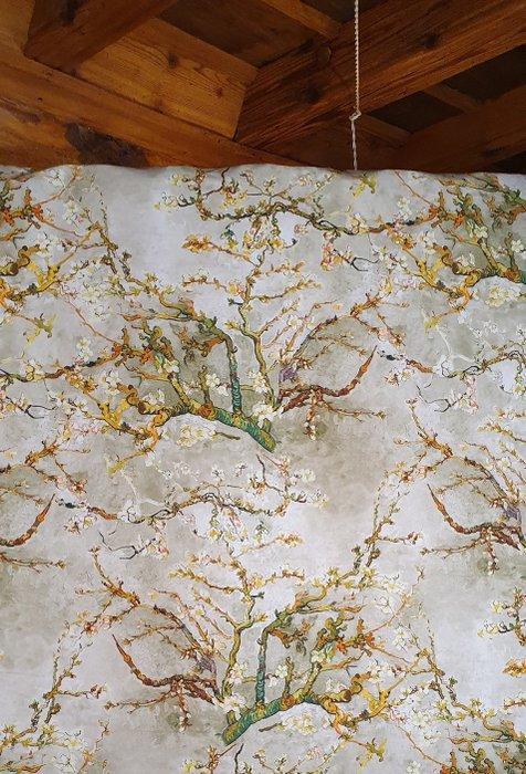 TEXTIEL Van Gogh Art Nouveau Bloemstijl Mandelbloesem, Antiek en Kunst, Antiek | Kleden en Textiel