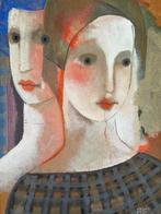 Bela Kadar (1877-1956) - Femmes en buste, vers 1930, Antiek en Kunst
