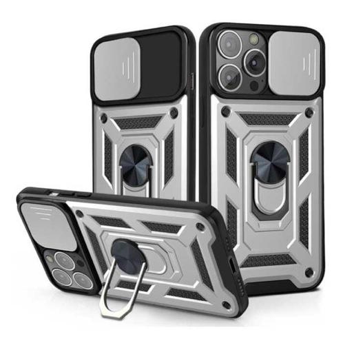 iPhone 13 - Armor Hoesje met Kickstand en Camera Bescherming, Telecommunicatie, Mobiele telefoons | Hoesjes en Frontjes | Apple iPhone
