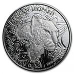 Ghana African Leopard 1 oz 2019 (25.000 oplage), Postzegels en Munten, Munten | Afrika, Verzenden, Overige landen, Losse munt