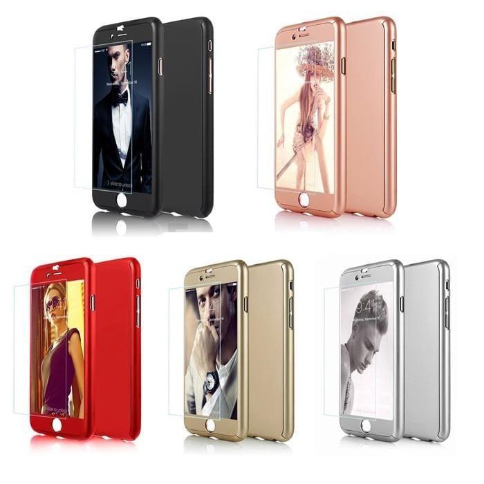 Full body 360 graden iphone 7 7S case hoes hoesje + screenpr, Telecommunicatie, Mobiele telefoons | Hoesjes en Frontjes | Overige merken