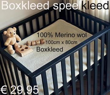 Boxkleed WOL 100% Merino wol Speelkleed 100cm x 80cm  €29,95