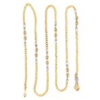 Halsketting - 18 karaat Geel goud, Witgoud - Marzi, Sieraden, Tassen en Uiterlijk, Kettingen, Nieuw