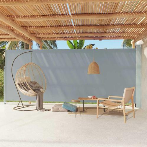 vidaXL Tuinscherm uittrekbaar 220x600 cm grijs, Tuin en Terras, Zonneschermen, Nieuw, Verzenden