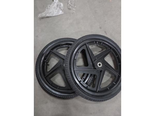 Veiling - Fietskar wiel - Set van 2, Fietsen en Brommers, Fietsaccessoires | Aanhangers en Karren, Nieuw