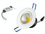 LED Inbouwspot - Warm wit 2700K- 7W - Aluminium Kantelbaar, Nieuw, Ophalen of Verzenden