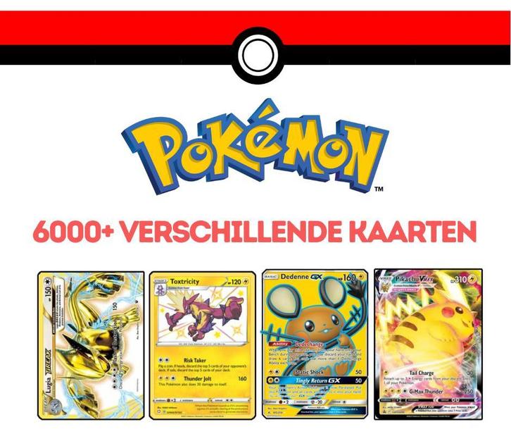 De voordeligste Pokemon Webshop van NL!, Hobby en Vrije tijd, Verzamelkaartspellen | Pokémon, Meerdere kaarten, Nieuw, Foil, Verzenden