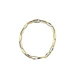 Gouden closed forever armband (Schakelarmband), Sieraden, Tassen en Uiterlijk, Armbanden, Ophalen of Verzenden, Gebruikt, Overige kleuren