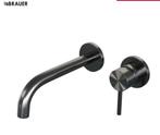 Brauer Edition inbouw wastafelkraan - gebogen uitloop -, Doe-het-zelf en Verbouw, Ophalen of Verzenden, Nieuw, Chroom, Kraan