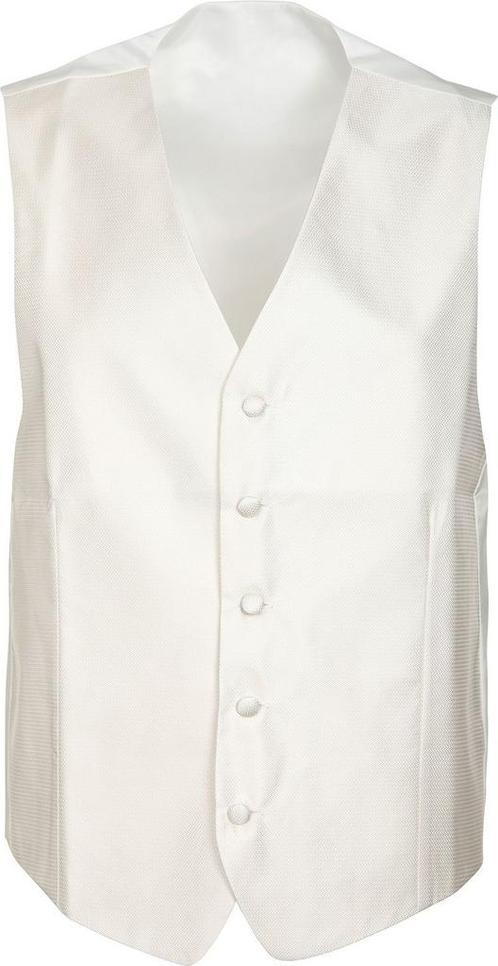 Suitable Trouwgilet V-Design Off-White maat 54 Heren, Kleding | Heren, Trouwkleding en Trouwaccessoires, Nieuw, Verzenden