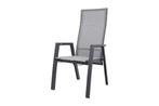 VDG Azoren loungestoel verstelbaar - Antraciet, Tuin en Terras, Tuinstoelen, Verzenden, Nieuw, Overige materialen