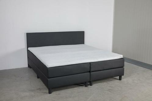 Boxspring Bravo 180 x 220 Stof Naturel €454,80 *Aanbieding*, Huis en Inrichting, Slaapkamer | Boxsprings, 180 cm, 220 cm, Wit