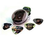 Blikje + plectrums met afbeelding van een Rottweiler hond, Nieuw, Ophalen of Verzenden