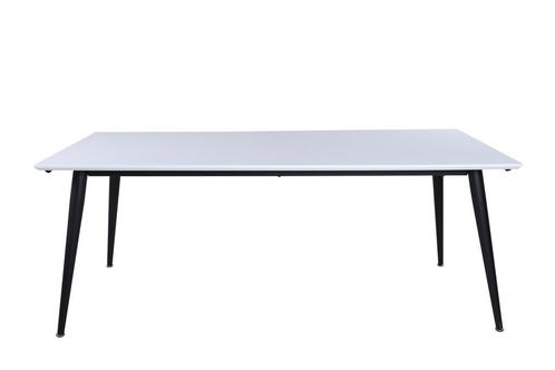 Eettafel - Bjorn - 195x90 cm - Wit - Uitschuifbaar - Jörn, Huis en Inrichting, Tafels | Eettafels, Nieuw, Verzenden