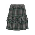 Moliin • korte geruite rok Tilde • S, Kleding | Dames, Rokken, Nieuw, Maat 36 (S), Grijs, Verzenden