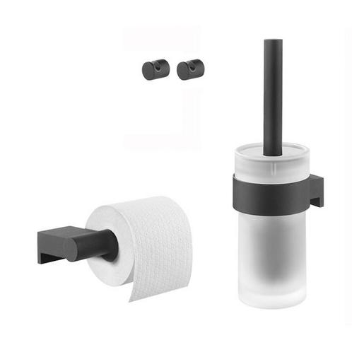 Toiletaccessoireset Tiger Bold Zwart, Doe-het-zelf en Verbouw, Sanitair, Bad, Nieuw, Ophalen of Verzenden