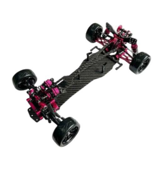 Aluminium Frame Kit geschikt voor 1:10 SAKURA D4 RWD Drift, Hobby en Vrije tijd, Modelbouw | Radiografisch | Auto's, Nieuw, Verzenden