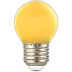 Calex LED kogellamp 240V 1W 12lm E27 Geel (E27 LED), Verzenden, Nieuw