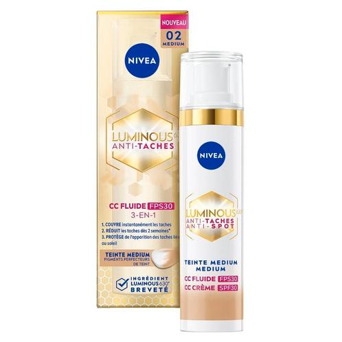 NIVEA Cellular Luminous630 Anti-spot 02 Medium SPF30 3-in-1, Sieraden, Tassen en Uiterlijk, Uiterlijk | Cosmetica en Make-up, Nieuw