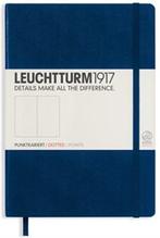 Leuchtturm1917 Notitieboek Navy Blue - Medium - Puntjes, Boeken, Overige Boeken, Nieuw, Verzenden