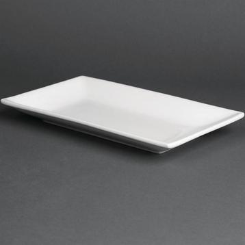 Olympia Whiteware rechthoekige serveerschalen 25x15cm (4 beschikbaar voor biedingen