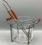 Ijsemmer - IJsbekerset in kristal, zilver en radica –