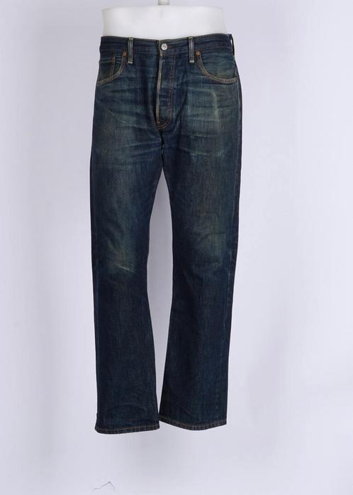 Vintage Straight Levis 501 Dark Blue size 34 / 30, Kleding | Heren, Spijkerbroeken en Jeans, Ophalen of Verzenden