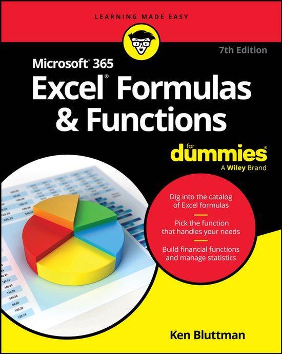 9781394295517 Microsoft 365 Excel Formulas  Functions For..., Boeken, Studieboeken en Cursussen, Nieuw, Verzenden