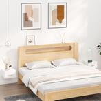 vidaXL Nachtkastjes 2 st wandgemonteerd 35x35x20 cm wit, Minder dan 45 cm, Verzenden, Nieuw, Minder dan 55 cm