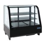 Polar C-serie koelvitrine 100-liter zwart, Verzenden, Nieuw in verpakking, Koelen en Vriezen