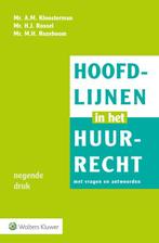 Hoofdlijnen in het huurrecht 9789013140811, Boeken, Zo goed als nieuw