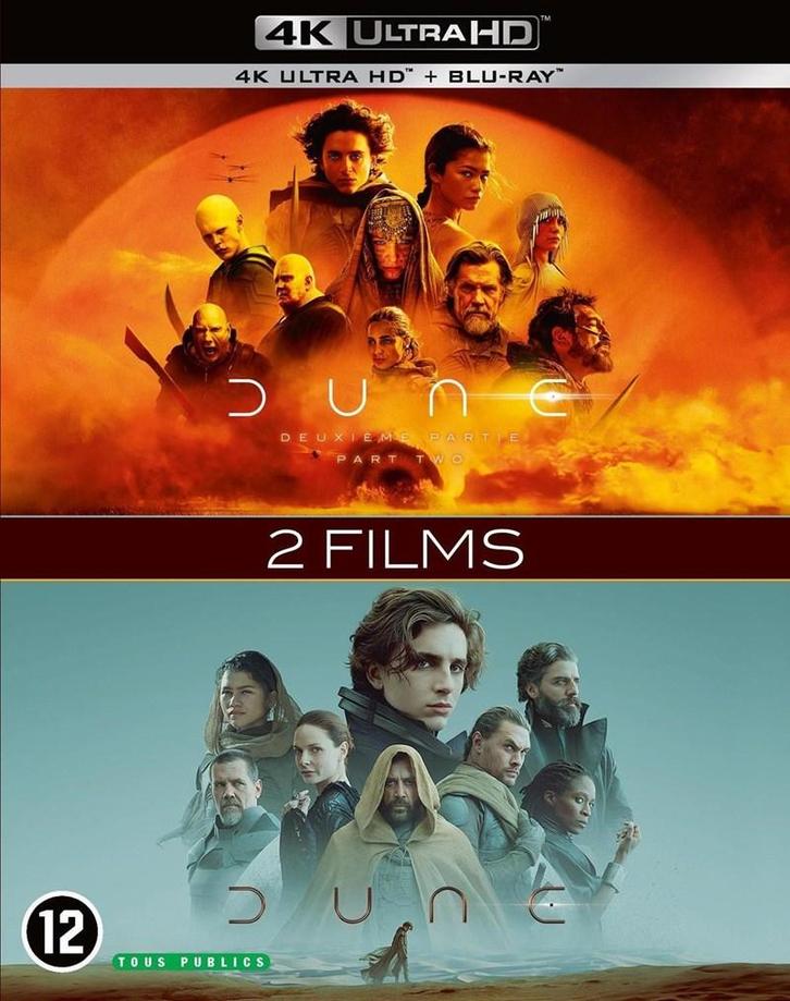 Dune 1 - 2 (Blu-Ray Ultra HD), Cd's en Dvd's, Blu-ray, Verzenden