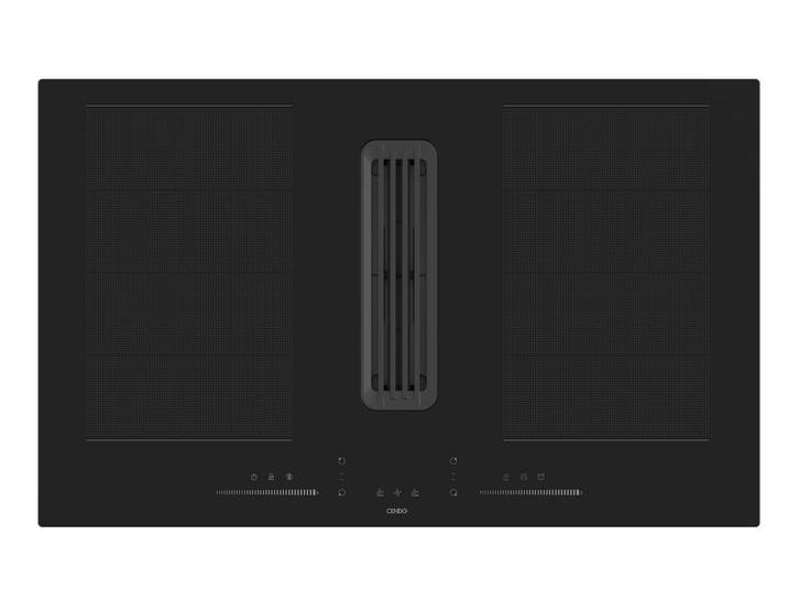 CENDO BA01-FI8TS - Flex Inductie kookplaat met Afzuiging, Witgoed en Apparatuur, Kookplaten, Inbouw, 4 kookzones, Energieklasse A of zuiniger