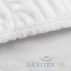 Textielpakket Queensbed - 1 molton met 2 jersey hoeslakens, Verzenden, Nieuw, Wit, Overige typen