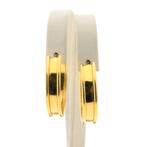 18 Krt. Gouden creolen | Ø 28 mm (oorringen, oorbellen), Goud, Gebruikt, Ophalen of Verzenden, Overige kleuren