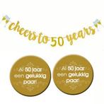 12-delige set voor een 50 jarig jubileum, Hobby en Vrije tijd, Feestartikelen, Verzenden, Nieuw, Versiering, Geboorte of Huwelijk