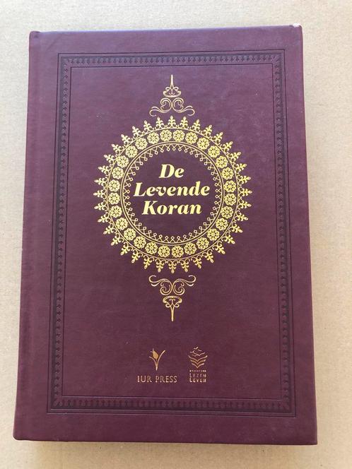 De Levende Koran - Nederlandse + Arabische Tekst Commentaren, Boeken, Godsdienst en Theologie, Zo goed als nieuw, Islam, Ophalen of Verzenden