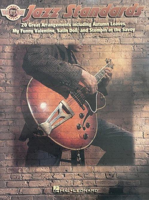 Jazz Standards for Fingerstyle Guitar, Boeken, Overige Boeken, Ophalen of Verzenden