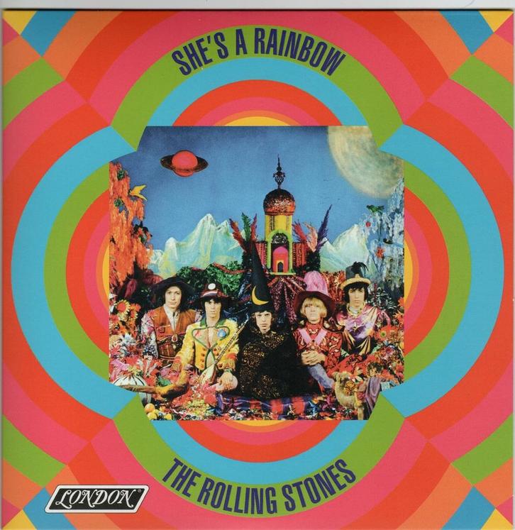 Rolling Stones - Shes A Rainbow + 2000 Ligh Years From...., Cd's en Dvd's, Vinyl Singles
