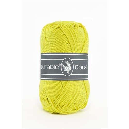 Durable Coral - 351 Light Lime, Hobby en Vrije tijd, Breien en Haken, Nieuw, Verzenden